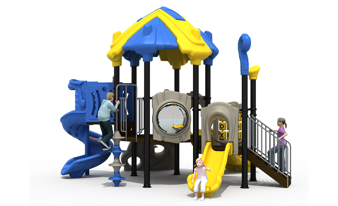 滑梯大型儿童游乐场设备室外幼儿园滑梯设施  6.27x5.38x4.4m