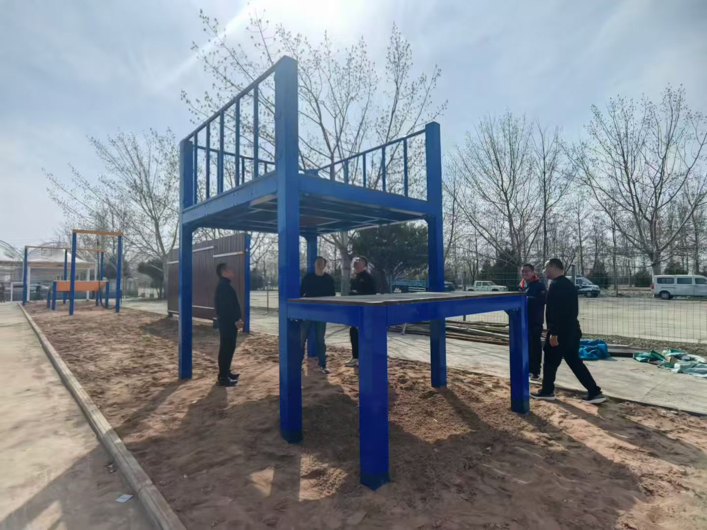 实战赋能！北京澳瑞特军警越障训练设备安装落地，筑牢实战化训练根基